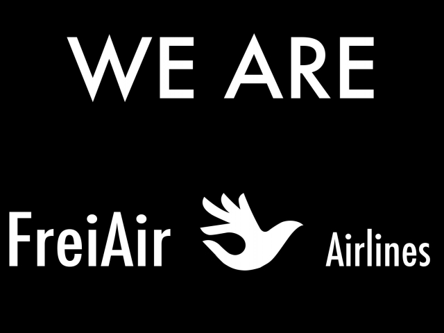 Aleksandra Wilczynska, 'We are FreiAir Airlines', poster, 2018