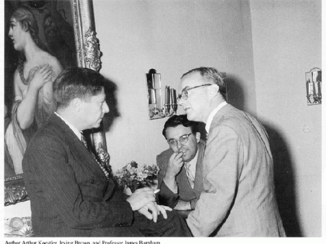 Intellectuals became one of the victims of the Cold War of the twentieth century. Arthur Kœstler, novelist, journalist (British IRD agent), Irving Brown, American trades-unionist (CIA agent in charge of European and African left-wing) and James Burnham, sociologist and philosopher (CIA agent in charge of intellectual media)
